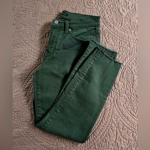 Green Lucky Brand Ava Mid Rise Cropped Jean Women’s Size 6/28